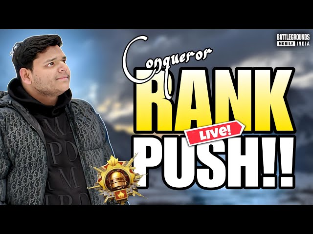 CONQUEROR RANK PUSH DAY - 5 | RP GIVEAWAYS 🔴