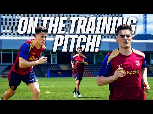 GAVI TRAINS AT THE CIUTAT ESPORTIVA! (Recovery Process) | FC Barcelona 🔵🔴