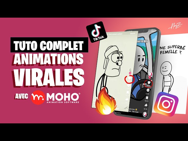 HOW TO MAKE SIMPLE VIRAL ANIMATIONS FOR TIKTOK IN MOHO (STICKMAN STYLE) - COMPLETE TUTORIAL