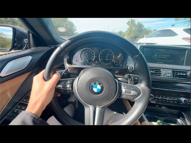 POV RUNNING LATE TO SCHOOL IN MY 600BHP BMW M6...