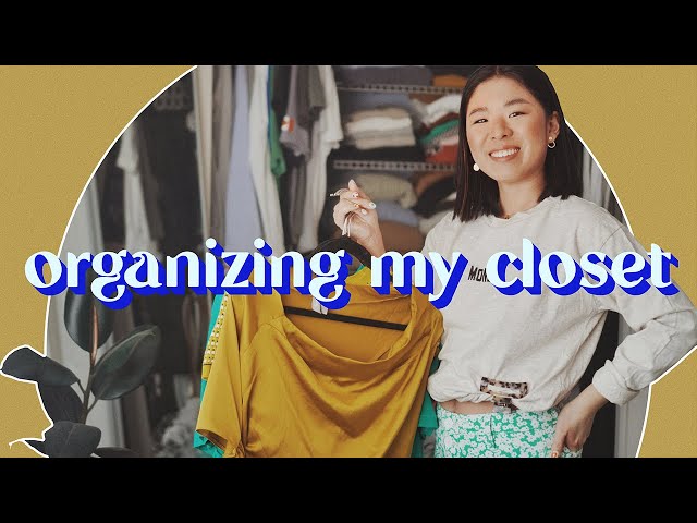 Organize My Closet With Me! Small Closet Decluttering