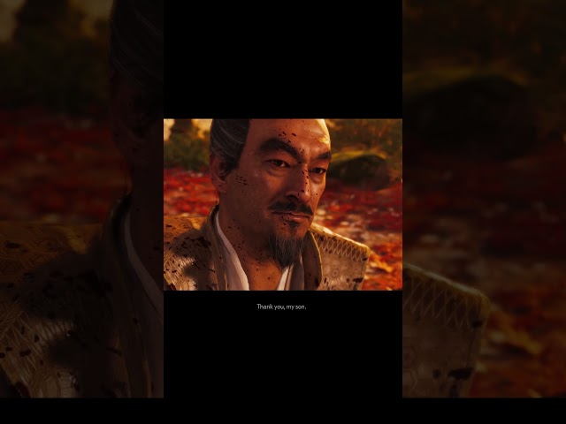 It's very hard to see this.😢 #ghostoftsushima #gaming  #shorts