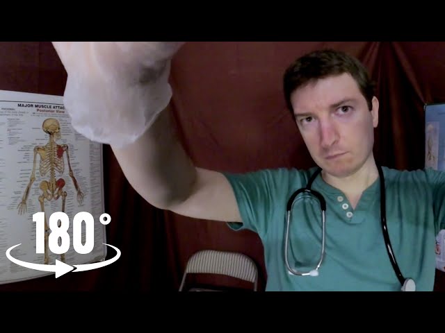 ASMR VR180 | Treating 🚑 Your Forehead Wounds (No Talking)