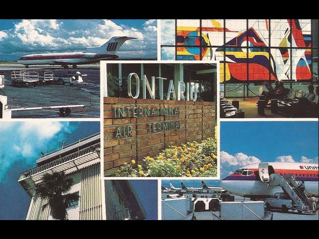 VHS Retro 1984 Ontario Airport Passenger pickup - United Airlines L1011 Jet - Unaccompanied Minor