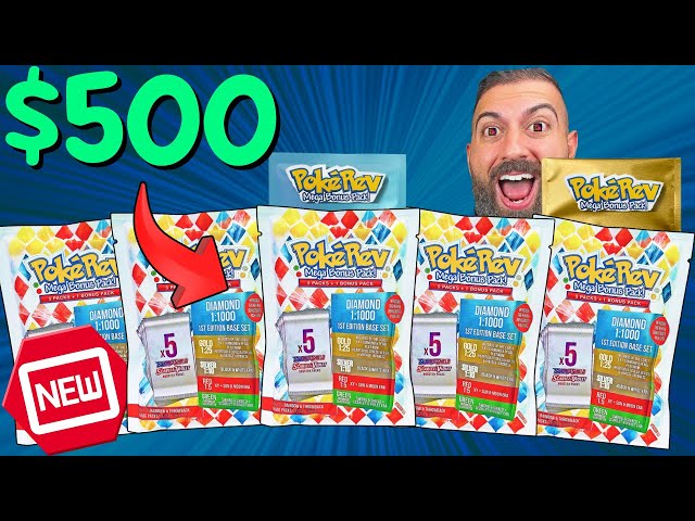 Opening $500 of the NEW PokeRev 6.0 Mystery Pack, Diamond Edition!