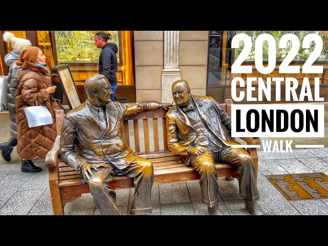 London Walk | Regent Street to Marble Arch | Mid January 2022 Central London Walking Tour [4kHDR]