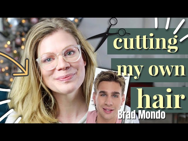 I follow Brad Mondo's Tutorial! Viral Butterfly Haircut | Cutting my own hair | DIY haircut result