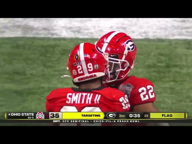 Peach Bowl Ohio State Buckeyes vs  Georgia Bulldogs  Full Game Highlights 3