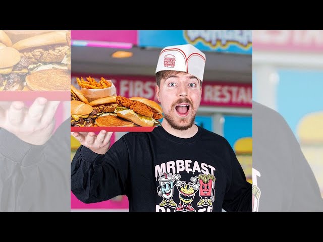 Trying MR. BEASTS BURGER  ** honest opinion