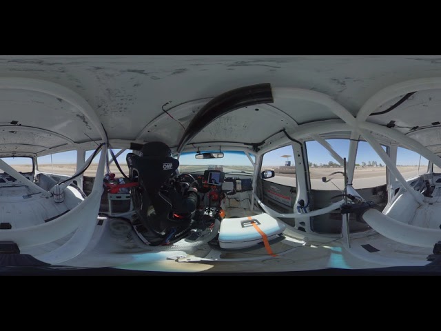 (360) Racer Simon racing on Saturday in the 24 Hours of Lemons "Button Turrible" race, 2019