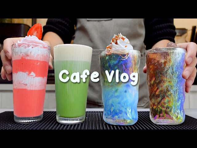 🍹제가 가장 좋아하는 1시간 카페 vlog 컬렉션🤍지치고 힘들 땐 음료 ASMR로 힐링해요/카페브이로그/Cafe Vlog/ASMR/Tasty Coffee