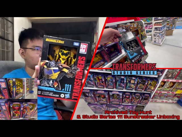 ARCHIVED TOY HUNT & STUDIO SERIES SUNSTREAKER | Transformers Studio Series & Marvel Legends TOY HUNT