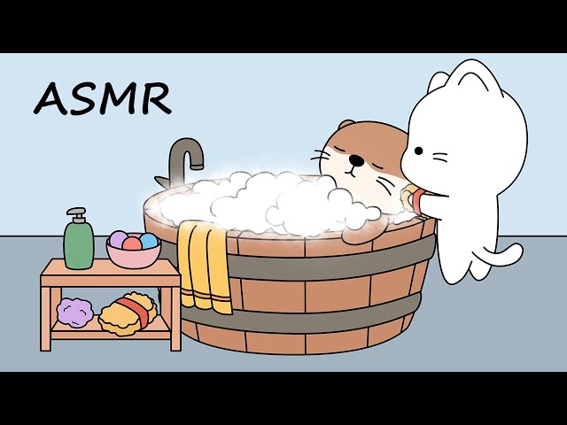 otter's spa treatment | ASMR animation