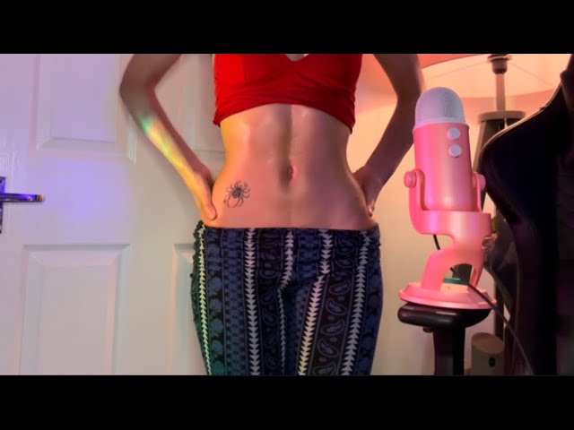 ASMR MASSAGING BELLY WITH BODY OIL PART 3