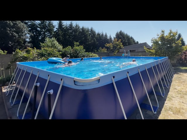 How To Install An Above Ground Pool - Every Step - From Ground Prep To Swimming!