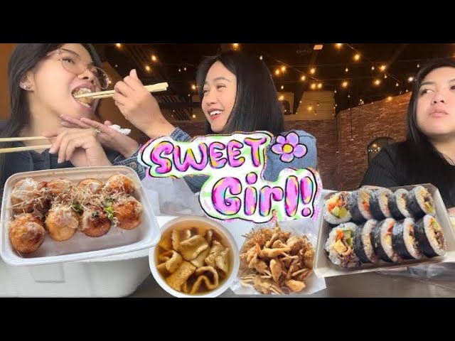 Korean street food mukbang