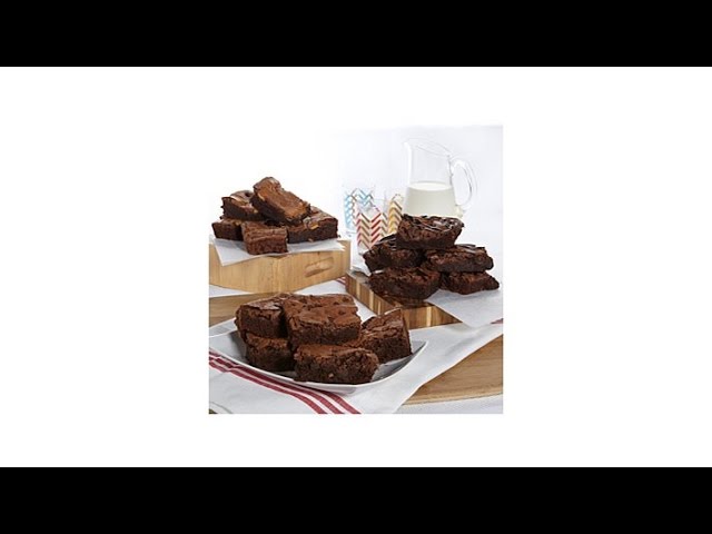 David's Cookies Set of 3 Brownie Dessert Trays