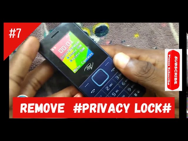 how to remove privacy lock in all phones  without using pc   *#0#