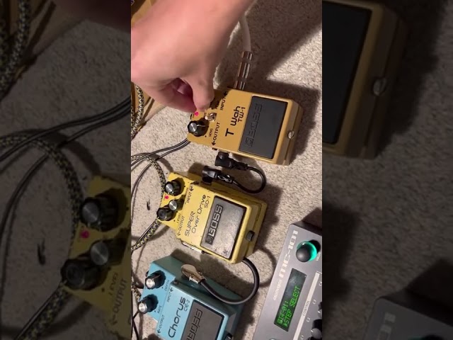 The power of old boss pedals!