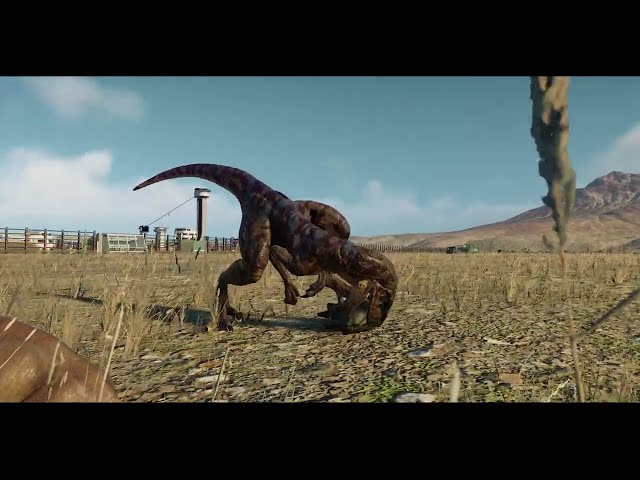 Great food for Atrociraptor, Lystrosaurus - Jurassic World Evolution2