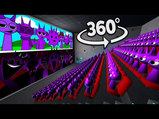 Incredibox Sprunki - All Purple 360° - CINEMA HALL | VR/360° Experience