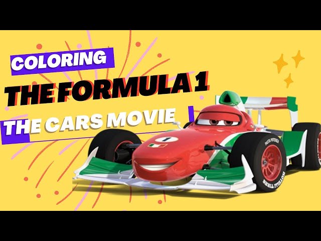 Coloring The Formula One On The Cars Movie