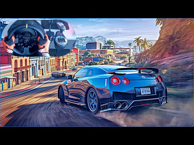 Forza Horizon 5 - Nissan GTR R35 NISMO Steering Wheel + Shifter Gameplay