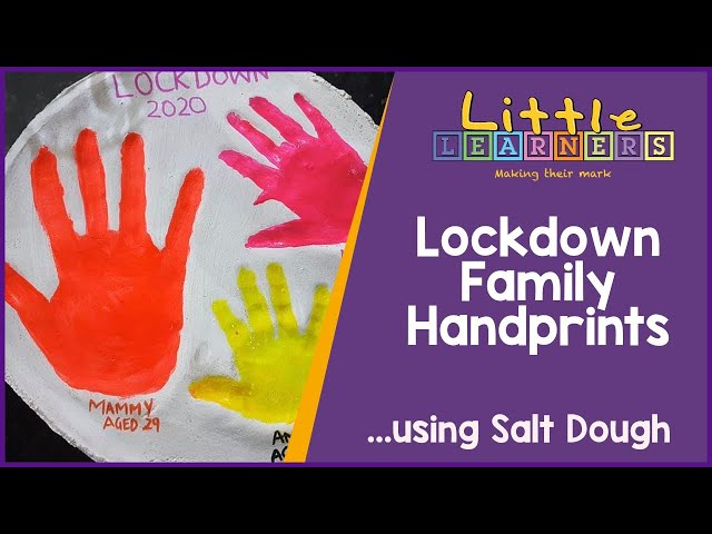 Lockdown Family Handprint Activity | How to make Salt Dough | Little Learners LIVE