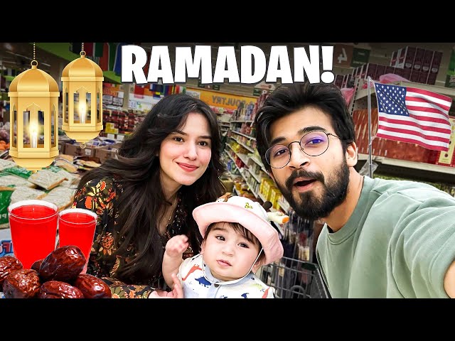 Ramadan prep in America aur Family Kay saat grocery shopping ❤️