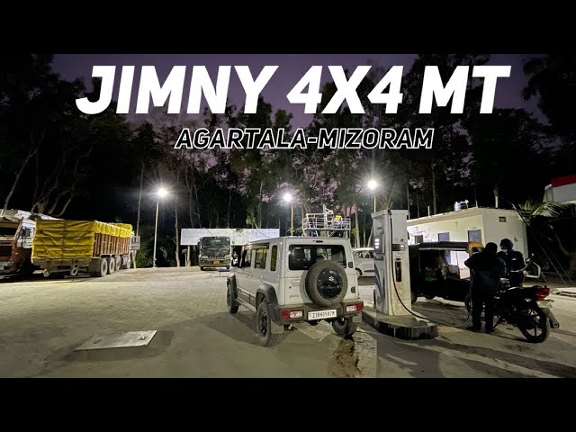 Agartala to Lengpui (Mizoram) in JIMNY || Jimny 4x4 Alpha MT