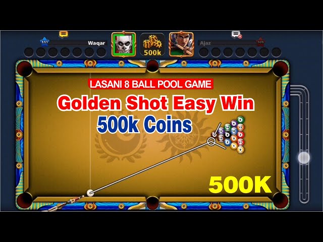 Golden Shot LATEST Working Trick in 8 ball pool 2023! Laani 8 Ball Pool Game