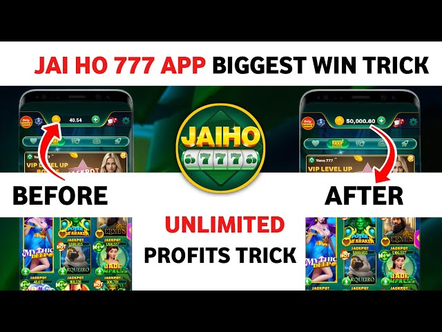 Jai Ho 777 New Yono App | Jai Ho 777 App Unlimited Trick | Jai Ho 777 Withdrawal Proofs | Jai Ho 777