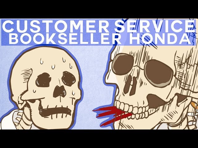 Working Customer Service and Skull-face Bookseller Honda-san