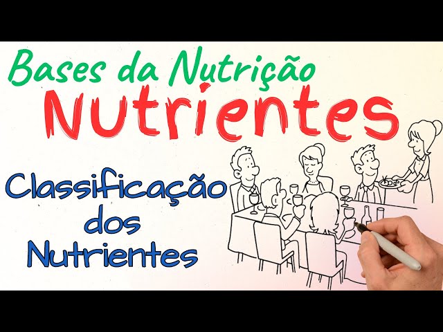 Nutrientes e sua Classificação - Bases da Nutrição 01