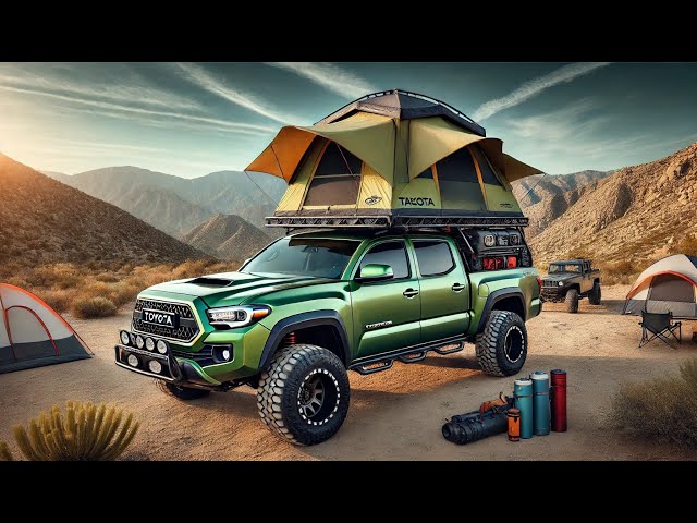 SUPERCHARGED CAMPER TOYOTA TACOMA. ELKA suspension YUCCA PAC camper. MAGNUSON SUPERCHARGER.