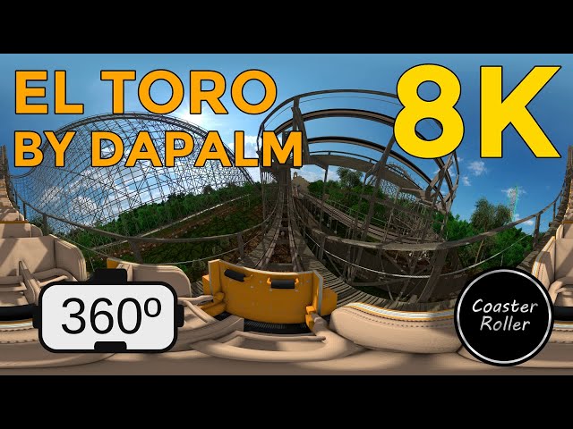 360 VR 8K Roller Coaster with Ambisonic HLS - EL TORO BY DAPALM