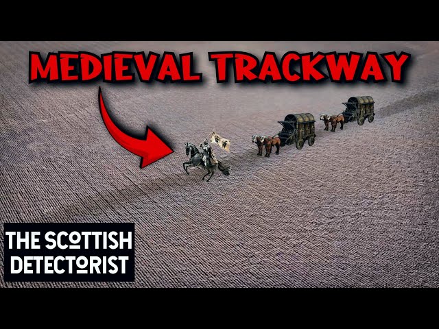 Long lost medieval trackway…. But are there any coins or relics?