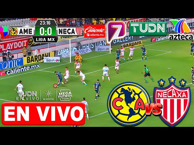 América vs Necaxa En vivo | Azteca Deportes | Liga MX 2025 | Donde ver necaxa vs america en vivo