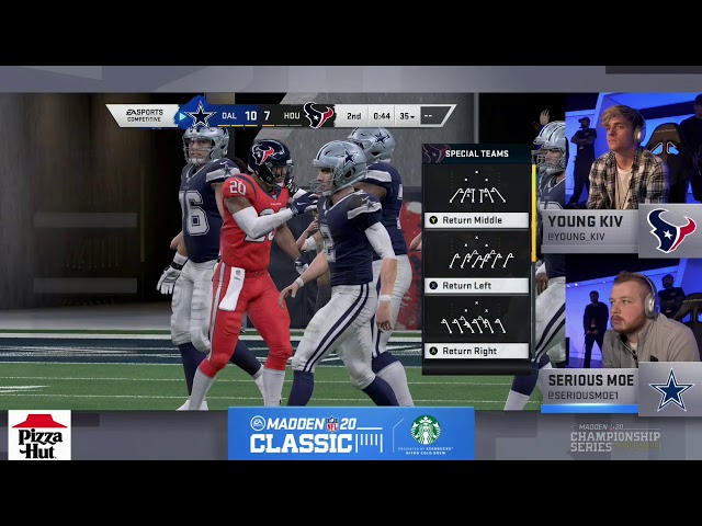 Madden 20 | Serious Moe Vs. Young Kiv | Madden Classic