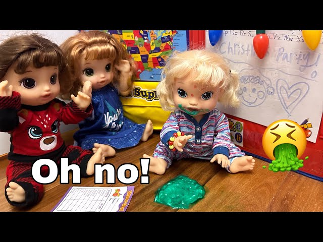 NEW Baby alive doll gets sick at School! 🤢