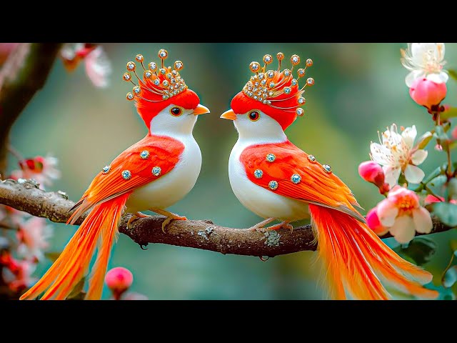 Bird Paradise 4K ~ Bird Chirping Helps Relax The Soul, Heal Anxiety And Depression, Sleep Well