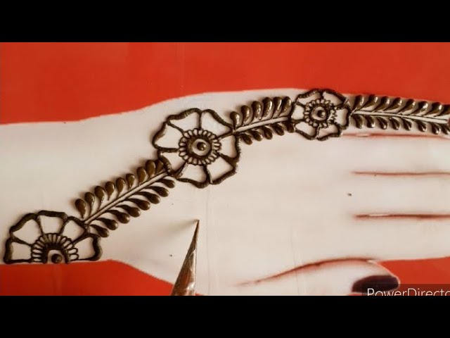 Arebic Back Hand Mehendi Design|Easy Trick Mehendi Design |Latest Simple Mehndi Design for backhand|