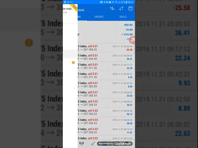 Pip Lord grows account from $10 to $900+ trading Volatility Index