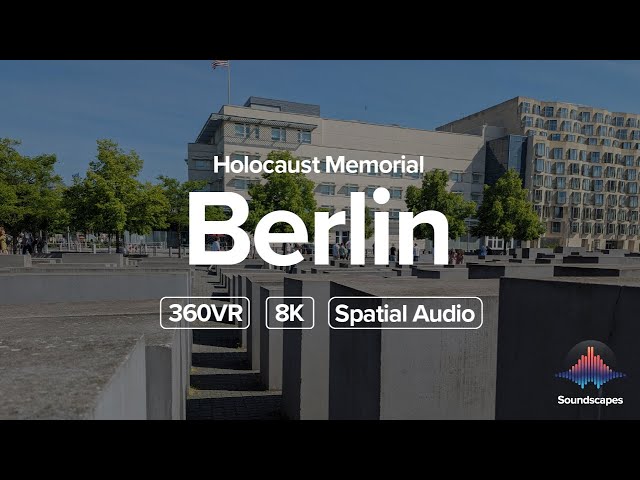 Holocaust Memorial - Berlin - Germany | Peaceful Silence | 8K 360VR | Spatial Audio