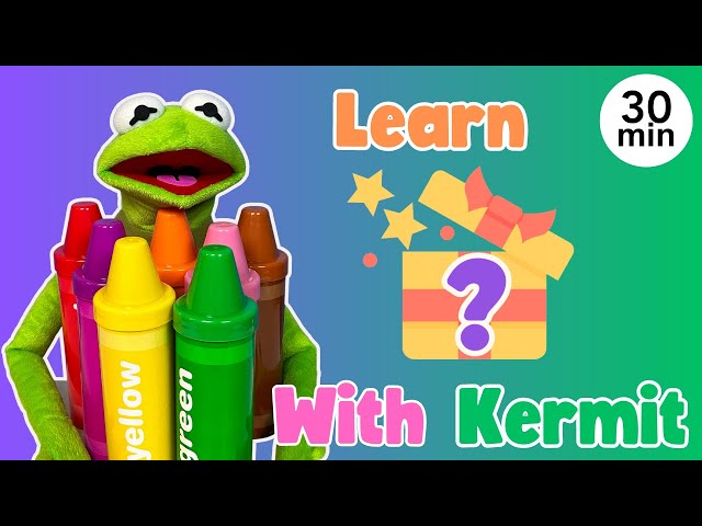 Toddler and Preschool Learning with Amazing Crayon Surprises | Learn Colors Letters and SO Much More