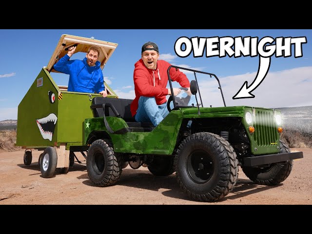 MICRO JEEP OVERNIGHT SURVIVAL CHALLENGE!