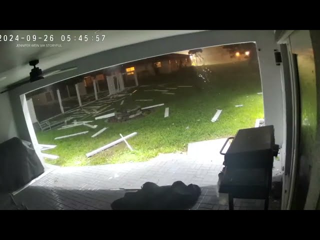 Video captures possible tornado striking Cape Coral, Florida ahead of Hurricane Helene