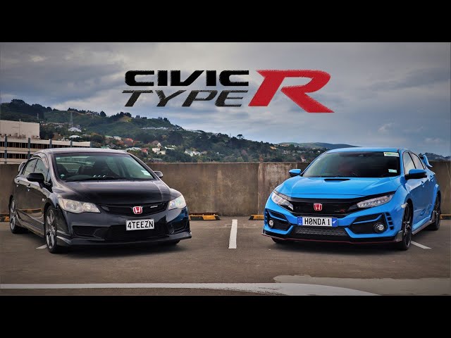 Civic Type R FK8 vs Civic Type R FD2 - 4 Door Type R Battle