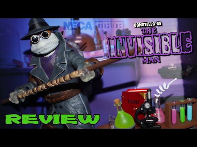 Donatello as The Invisible Man is INSANE | TMNT x Universal Monsters Figure Review