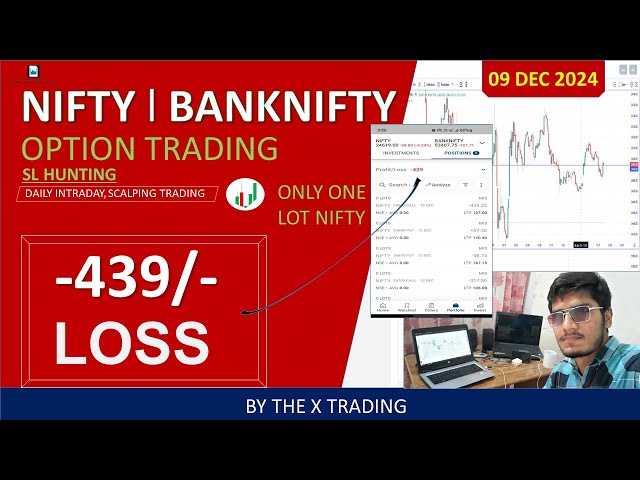 Live Intraday Trade | Bank nifty Option & Stocks | stoploss hunting by The X Trading